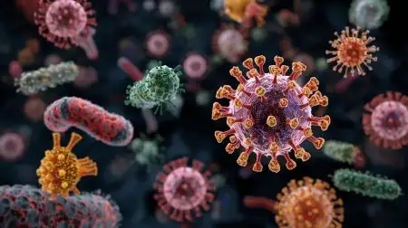 Virus and Bacteria quiz showing microorganisms and microbiology concepts